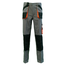 Harman İş Pantolunu Gri-Turuncu  