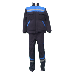 KIŞLIK 7/7 GABARDİN LACİVERT İŞ KIYAFETİ TAKIM 