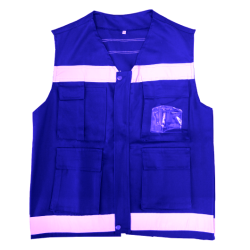 Mavi Haritacı Yeleği