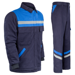 KIŞLIK 7/7 GABARDİN LACİVERT İŞ KIYAFETİ TAKIM