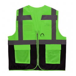 Mühendis Tipi İkaz Yeleği Yeşil